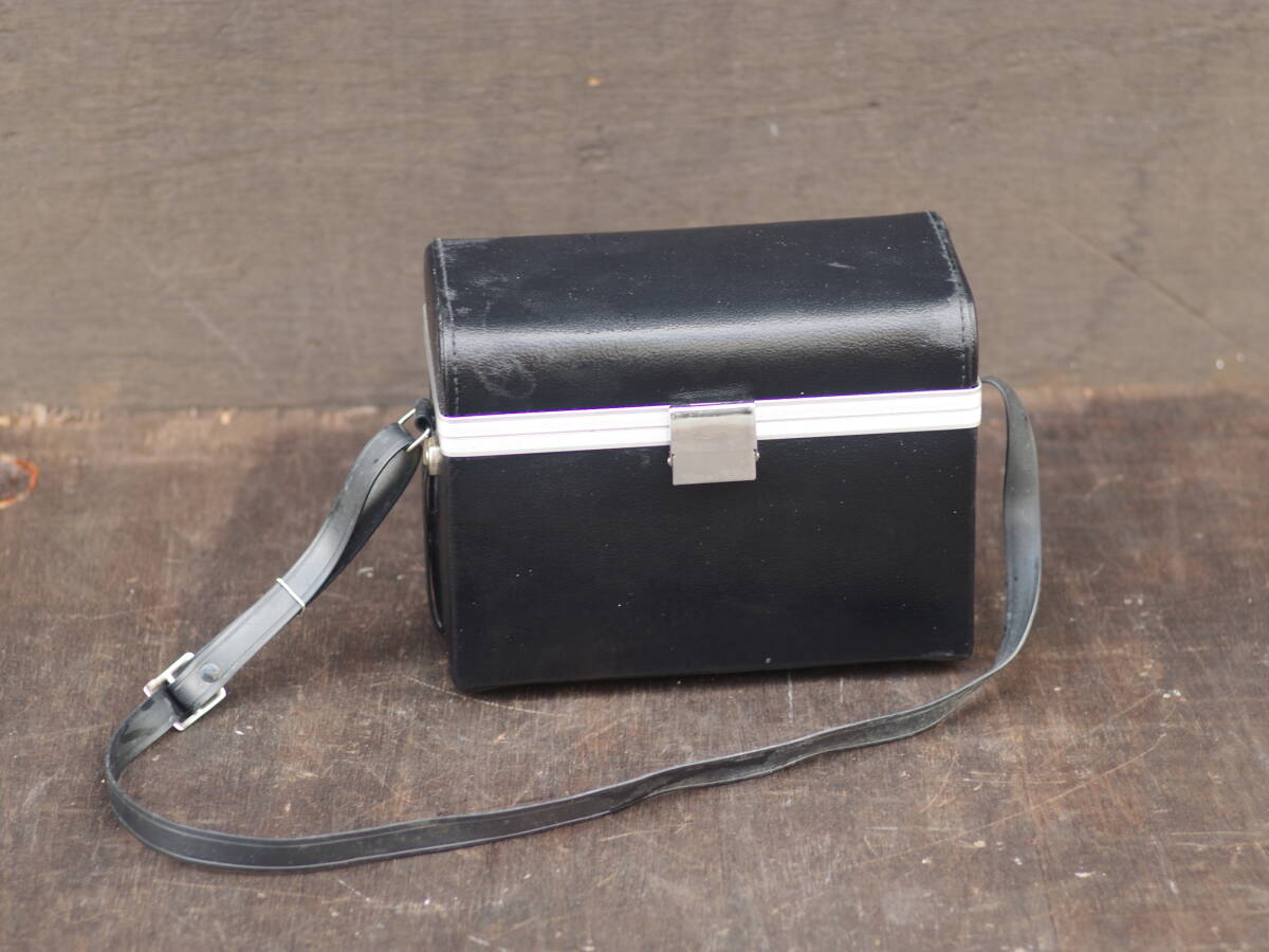 M11469 レザーセミハードケース 機材収納 鍵なし外寸/横26cm奥13cm高20cm内寸/横24cm奥11.5cm高17cm 現状 ゆうパック80サイズ0610拍卖