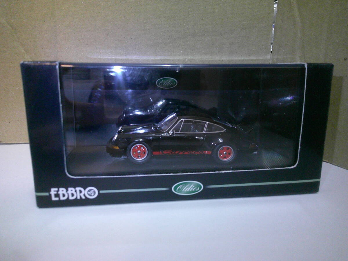 エブロ OLDIES PORSCHE 911 CARRERA RS 1973 BLACK / RED 1/43 886 ポルシェ カレラ EBBRO拍卖