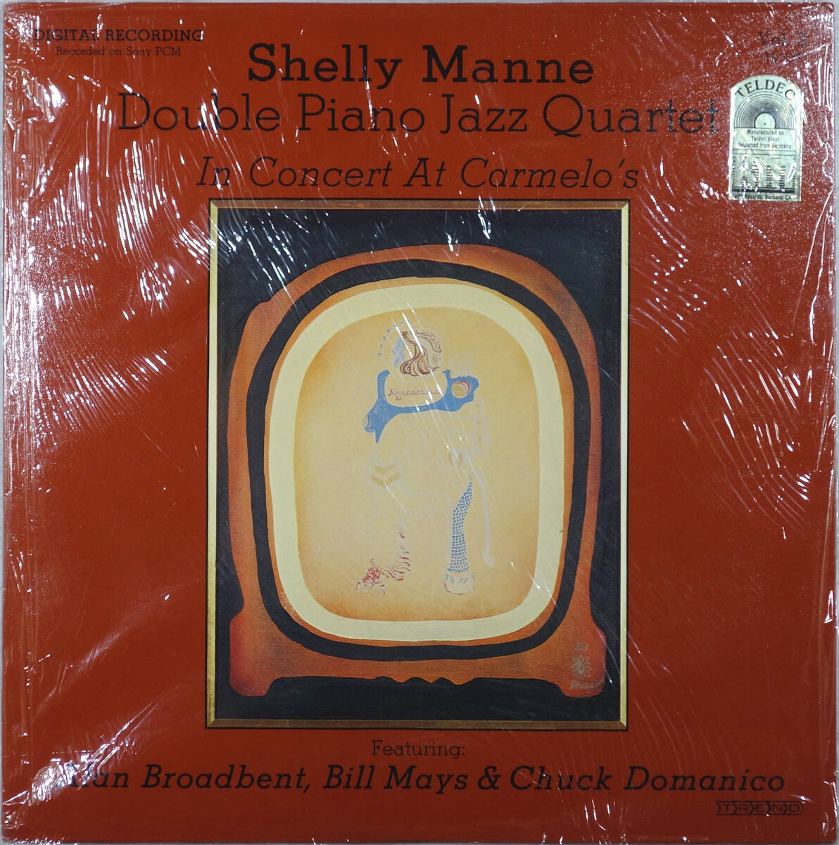 ◆SHELLY MANNE DOUBLE PIANO JAZZ QUARTET/IN CONCERT AT CARMELO'S Vol.2 (US LP/Sealed) -Alan Braodbent, Bill Mays, Chuck Domanico拍卖