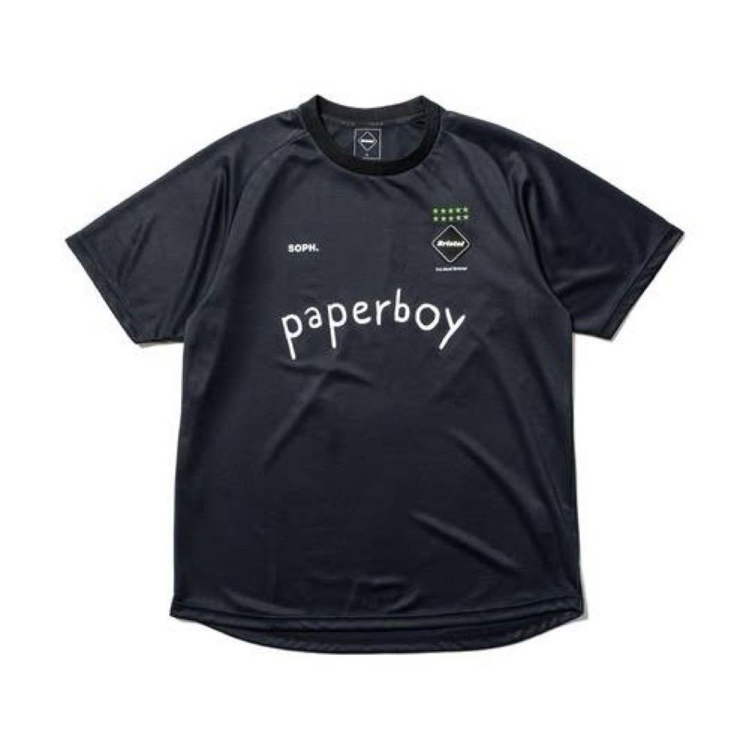 F.C.R.B paperboy PRE MATCH TOP BLACK XL fcrb ペーパーボーイ ブラック ショート スリーブ プレマッチ トップ soph. ソフ Tシャツ拍卖