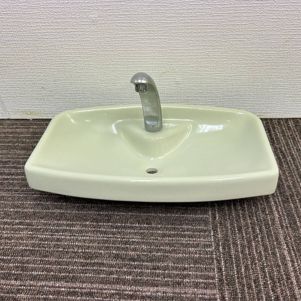 【中古】TOTO☆トイレ便器・洋式便器 791B/S791B タンク用の蓋(ふた)☆#SF4(ハーベストグリーン)☆直接引取り可拍卖