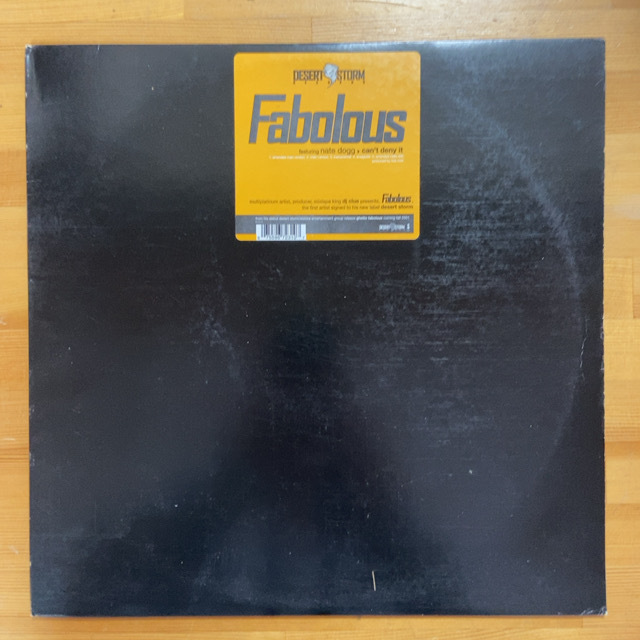 FABOLOUS FEATURING NATE DOGG CAN'T DENY IT 12インチ シングル拍卖