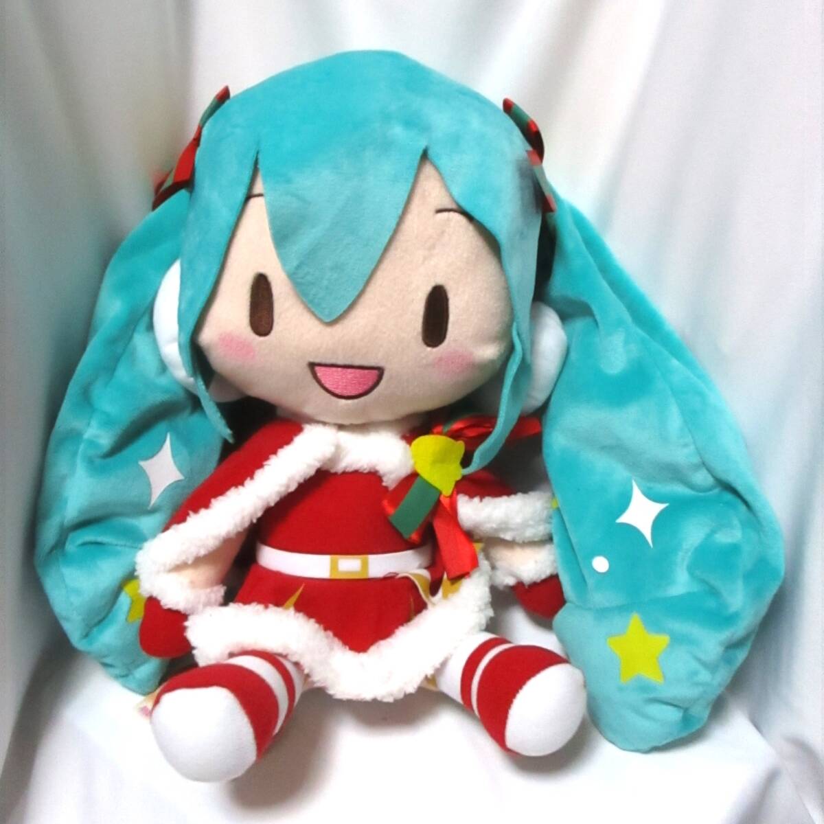 【 初音ミク クリスマス 2019 ぬいぐるみ 】スペシャルふわふわぬいぐるみ 初音 ミク 非売品拍卖