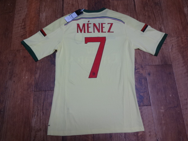 ACミラン 正規品 ユニフォーム シャツ 2014/2015 サード #7 メネス 新品未使用品タグ付き 未使用拍卖