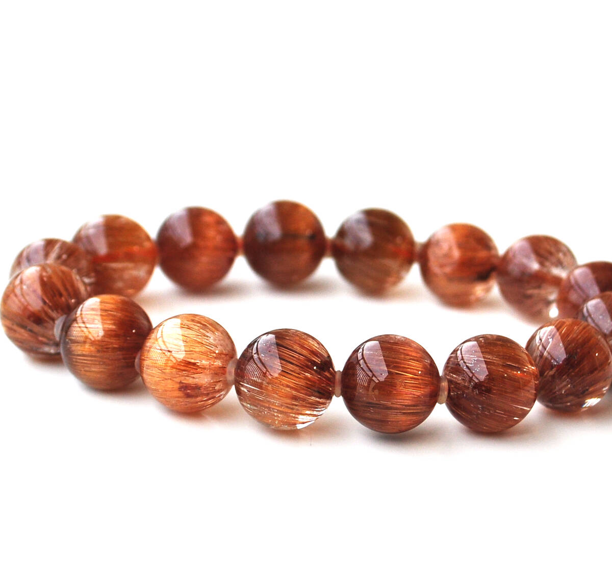 ☆天然石卸☆超激レア!!☆完全別格品!!(宝石質)☆超極上オレンジキャッツアイルチル☆ブレスレットSSA ※ファイナルクオリティー!!!拍卖