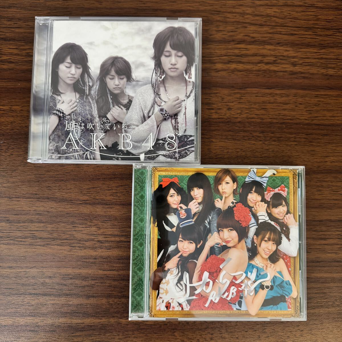 AKB48 シングルCD2枚セット 上からマリコ K 風は吹いている 美品拍卖
