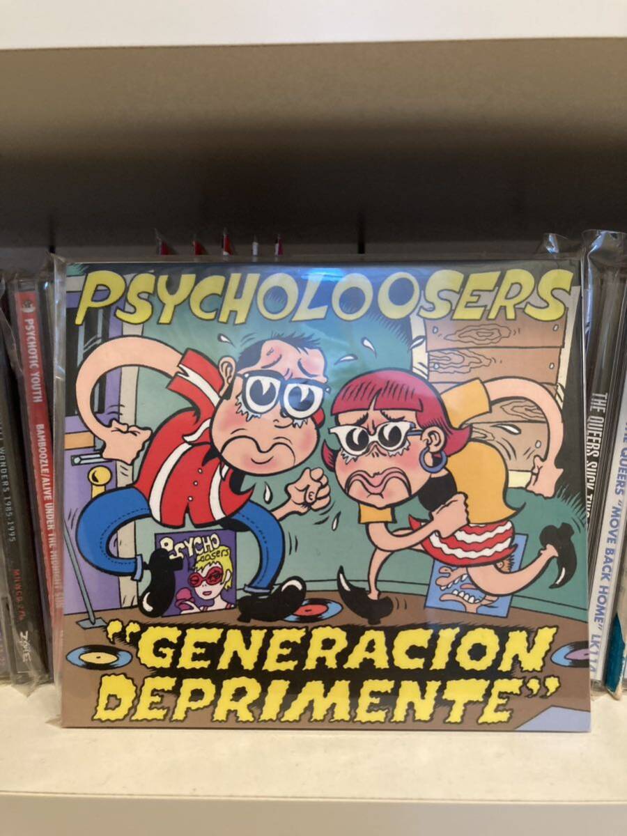 Psycho Loosers「Generacion Deprimente 」CD punk pop rock melodic ramones queers screeching weasel powerpop spain sugus girls拍卖