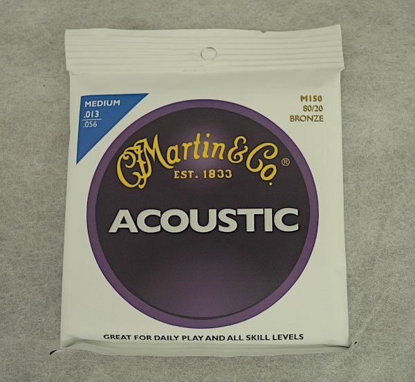② MARTIN ACOUSTIC M150 MEDIUM 80/20 BRONZE マーチン アコースティック ギター ミディアム 未使用品 未開封 マーティン 拍卖