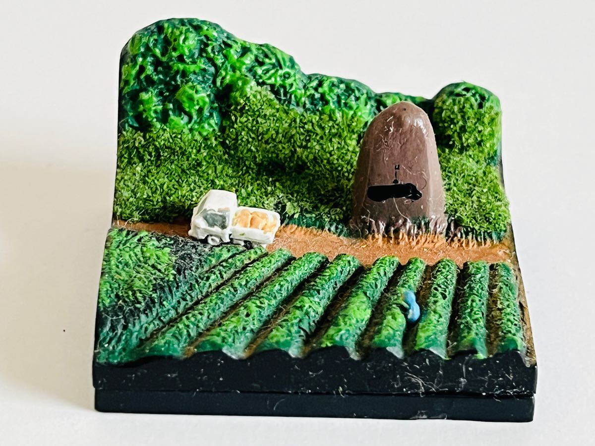 コカ・コーラ お茶 はじめ ジオラマ フィギュア 農園風景 茶畑 茶摘み拍卖