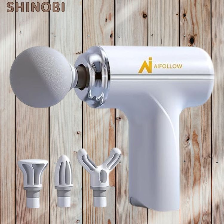 ミニ筋膜リリースガン 筋膜ガン 6段階強力振動 ハンディガン ボディケア 筋肉リラックス 静音 携帯便利 4個ヘッド 日本語取扱説明書付き拍卖