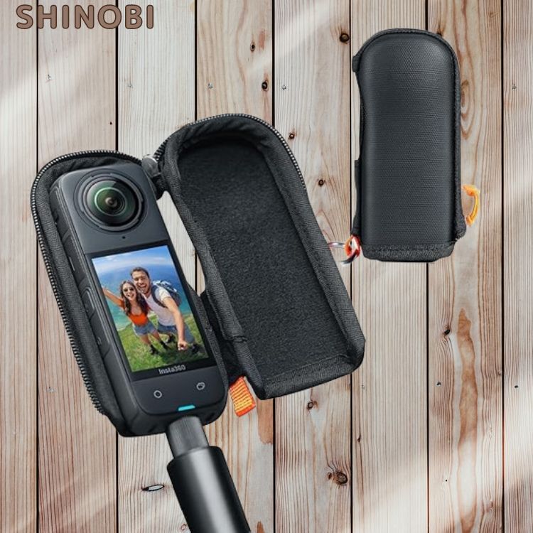 Insta360 X4 対応 収納ケース アクセサリー インスタ360 X4用 ミニカメラバッグ 耐衝撃 防水 防湿 防塵保護 ファスナー設計 アクセサリー拍卖
