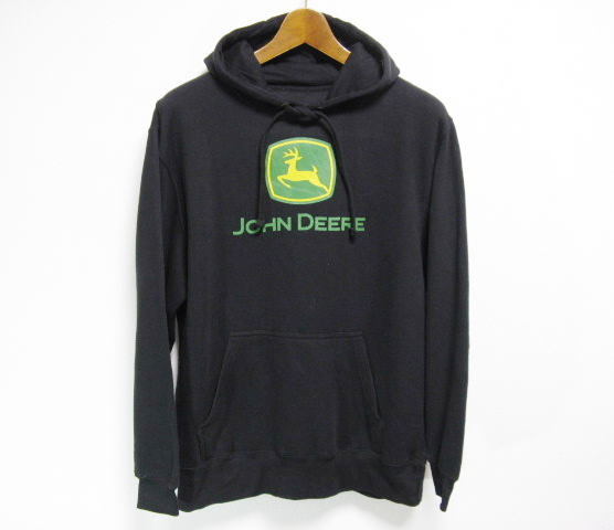 JOHN DEERE ジョンディア スウェットパーカー US-M 黒拍卖
