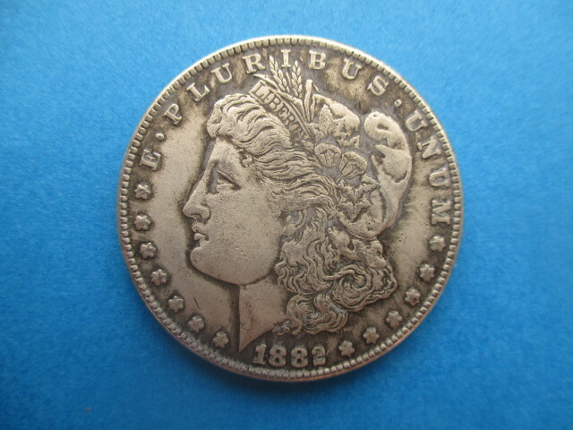 アメリカ合衆国の大型銀貨 1882年 量目約26.9g拍卖