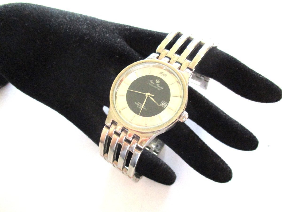 ★とちぎ屋!【MAVY MAISON】マビーメイソン G1030 アーバントラディショナル ダイヤモンド2個 メンズ腕時計 優雅な逸品!★拍卖