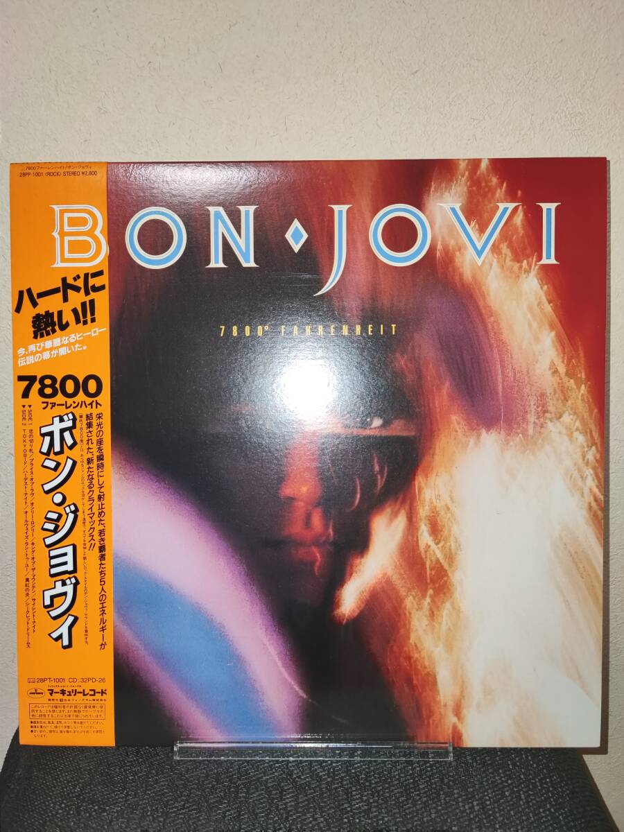 極美品 全特典付 ボン・ジョヴィ Bon Jovi - 7800° Fahrenheit ファーレンハイト Mercury 28PP-1001拍卖