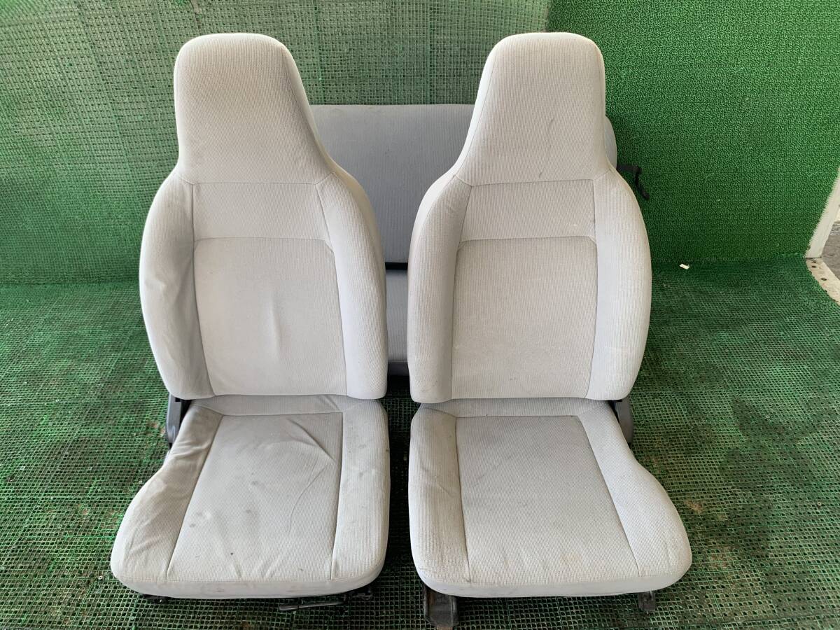 ●即決値段● 24108 スバル サンバー TV1 TV2 フロント左右 シート 運転席 シート 助手席 シート ドライバーシート リアシート 1台分拍卖