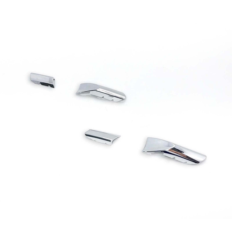 キャデラック用 SRX 2代目 前期用 クローム メッキ フロントバンパー フォグランプ モール カバー拍卖