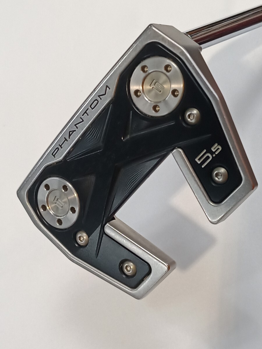 本州のみ送料無料◇即決価格◇パター◇タイトリスト◇SC PHANTOM X5.5 2022◇オリジナルスチール◇34in◇555g◇カバーなし拍卖