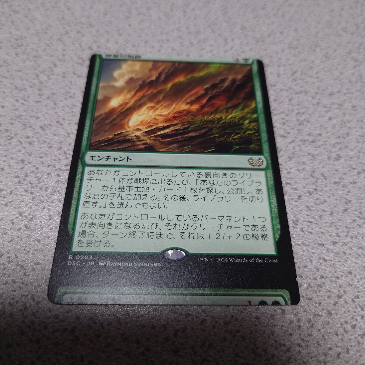 MTG DSK 神秘の痕跡/死霧の猛禽 日本語 一枚 エラー ダスクモーン:戦慄の館 統率者デッキ DSC 即決拍卖