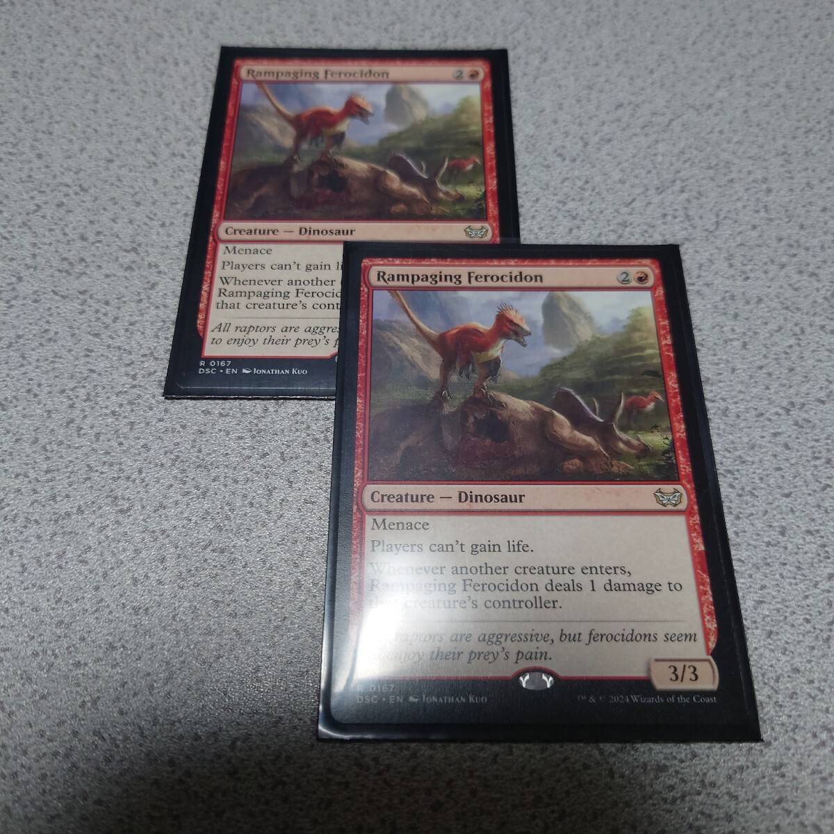 MTG DSK 暴れ回るフェロキドン 英語 二枚セット ダスクモーン:戦慄の館 統率者デッキ DSC 即決拍卖