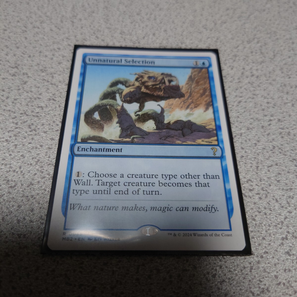 MTG MB2 不自然な淘汰 英語 一枚 白枠 ミステリーブースター2 即決拍卖