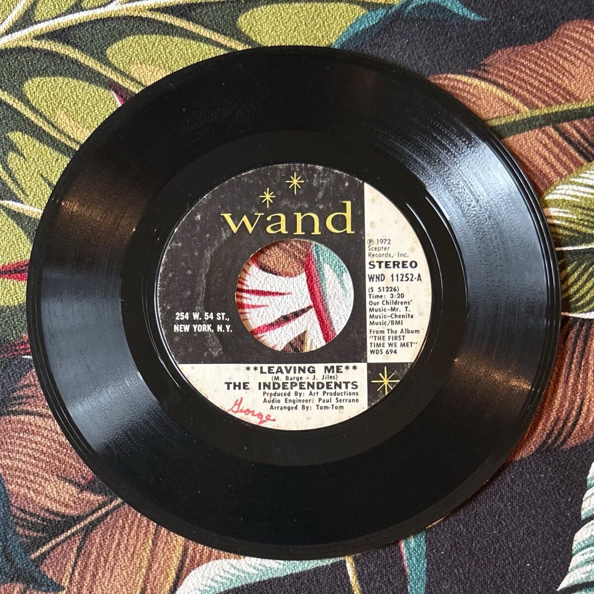 The Independents 1972 US Original 7inch Leaving Me …拍卖