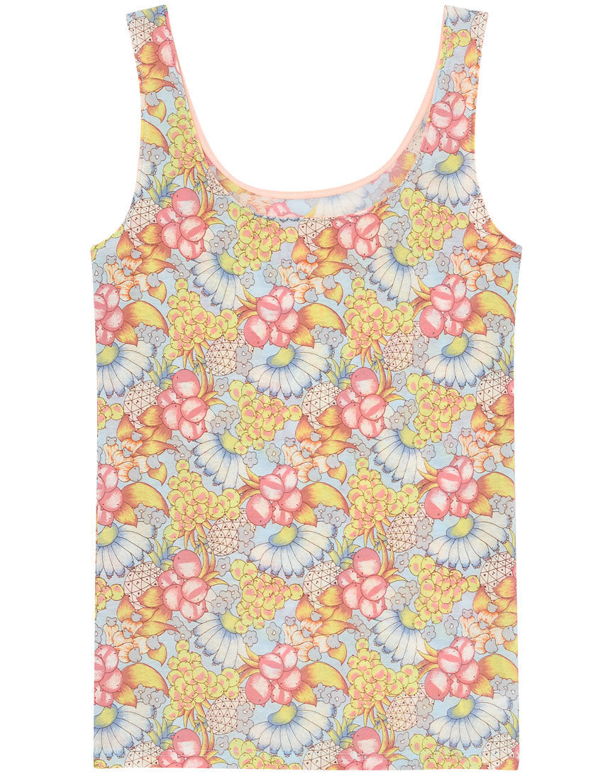 55%OFF ワコール ツモリチサト キャミソール L フルーツ柄 日本製 新品タグ付 410★拍卖