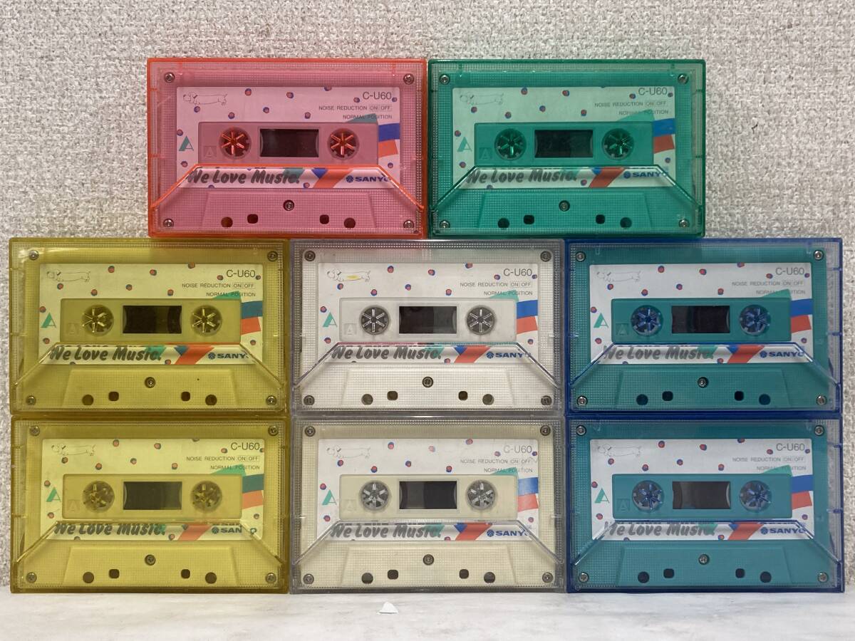 ●○シ215 SANYO カセットテープ We Love Music C-U60 8本セット○●拍卖