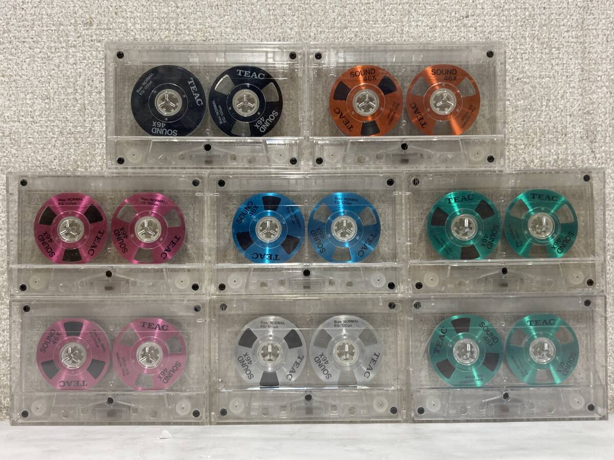 ●○シ231 TEAC オープンリール カセットテープ SOUND/46X 8本セット○●拍卖