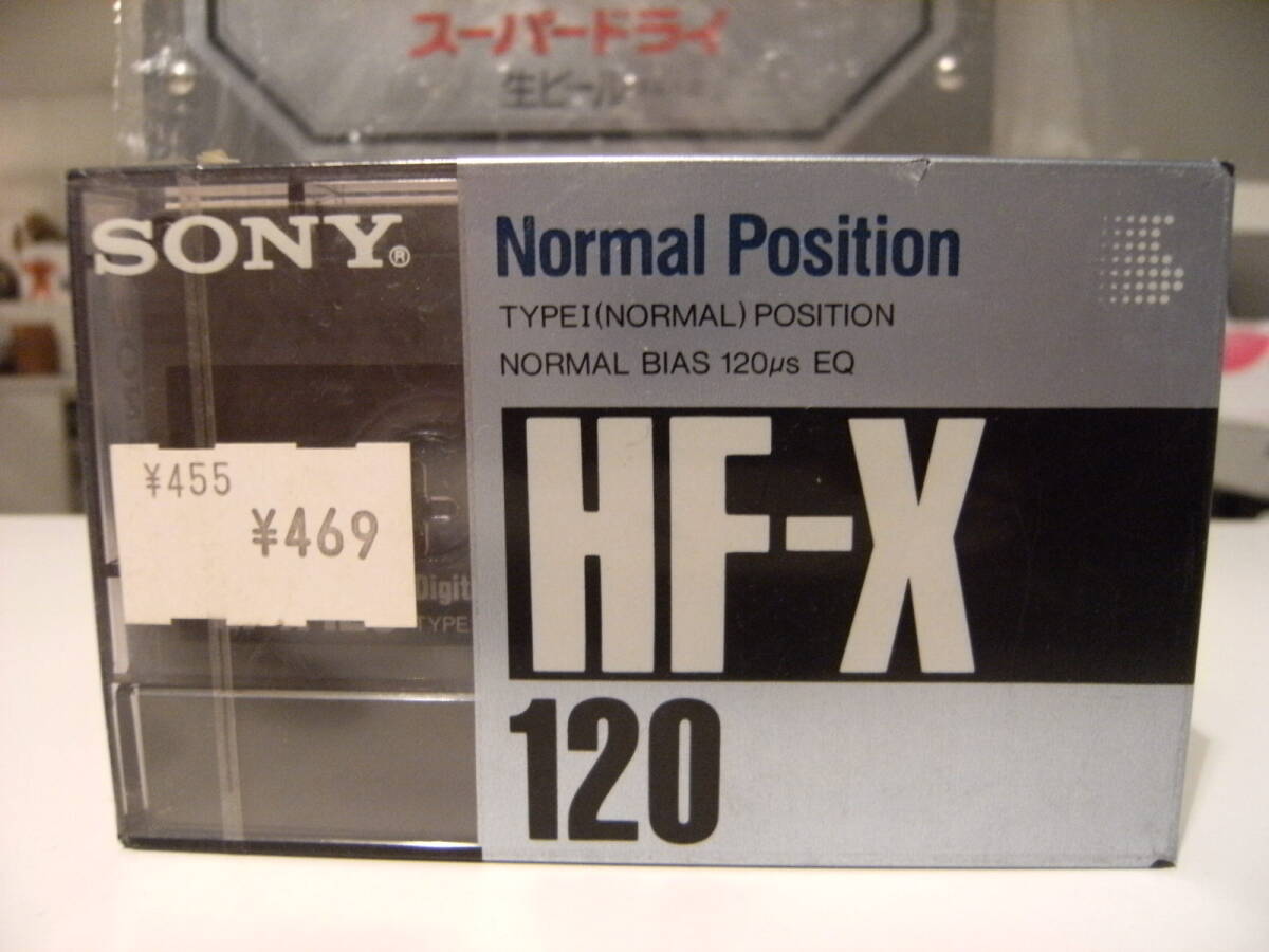廃番★未使用★昭和レトロ★日本製★80年代★当時物 ソニー SONY HF-X120 NORMAL POSITON カセットテープ★ハイポジション ディスコ 旧車拍卖