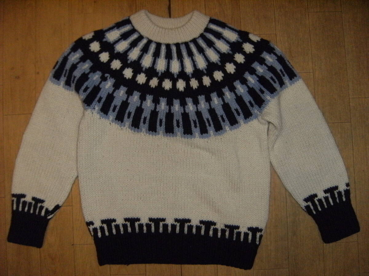 昭和レトロ★80年代★日本製★ボヘミアン モータウン ヒッピー 長袖セーター ニット★ディスコ ヤンキー 暴走族 ホスト 不良 ヤクザ 旧車★拍卖