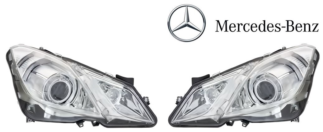 正規純正品 ベンツ 左右 キセノン ヘッドライト ヘッドランプ ライト ランプ Eクラス クーペ W207 C207 A207 前期 2078200639 2078200539拍卖