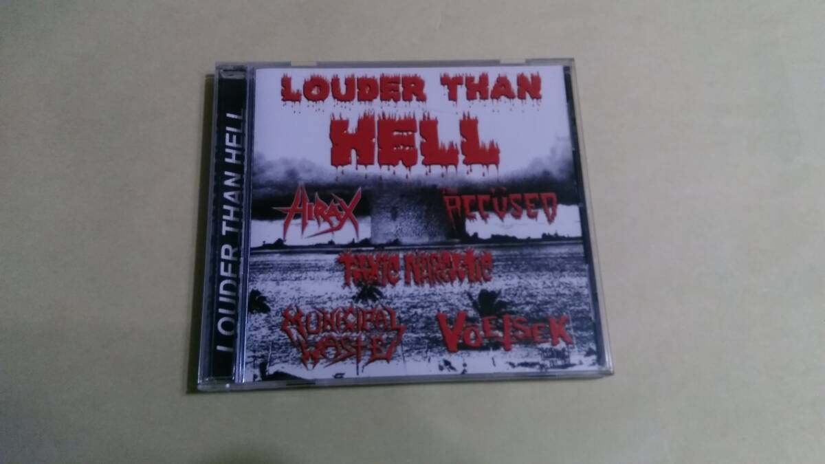 送料込 VA/Louder Than Hell☆Hirax The Accused Toxic Narcotic Municipal Waste Voetsek 拍卖