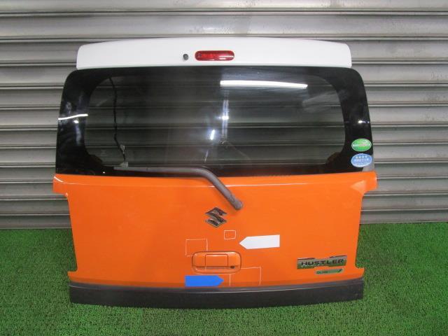 ハスラー DBA-MR31S バックドア リアゲート 69100-65P10 A7K パッションオレンジ ホワイト /41831拍卖