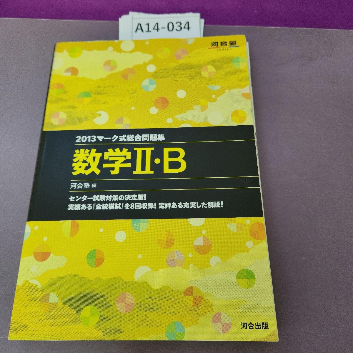 A14-034 河合塾 2013 マーク式総合問題集 数学IIB拍卖