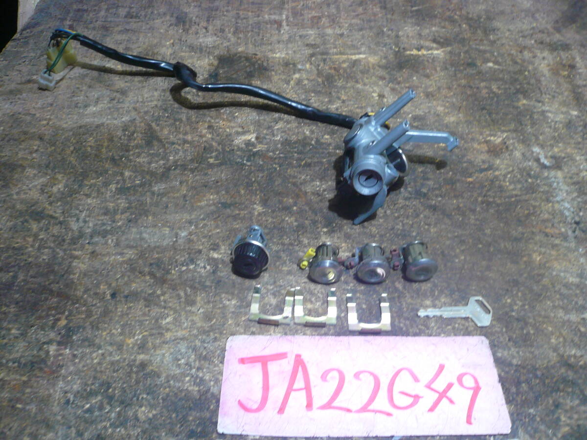 G49 本州送料1000円 ジムニー JA22 キーシリンダー 5MT拍卖