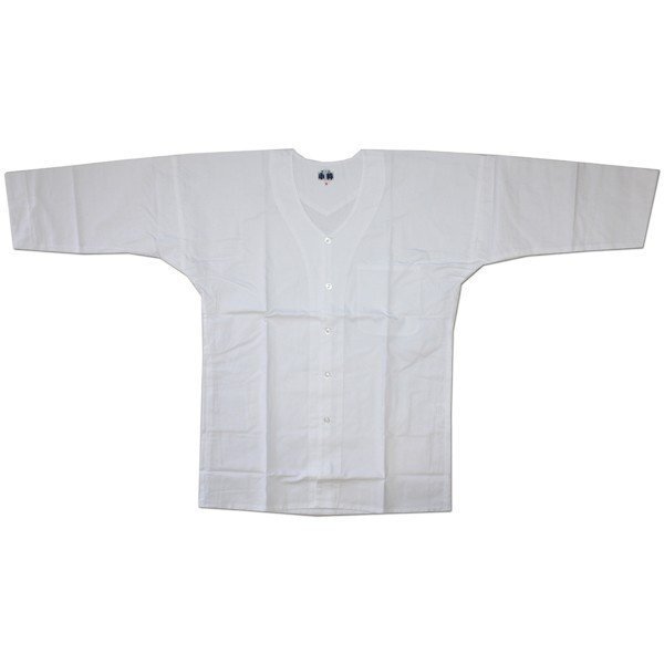 お祭用品/肉襦袢 祭古 鯉口シャツ 白無地 中 (大人用)拍卖