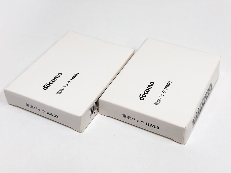 2個セット 未使用品 ドコモ 電池パック HW03 docomo 純正品 Ascend HW-01E 用バッテリー拍卖