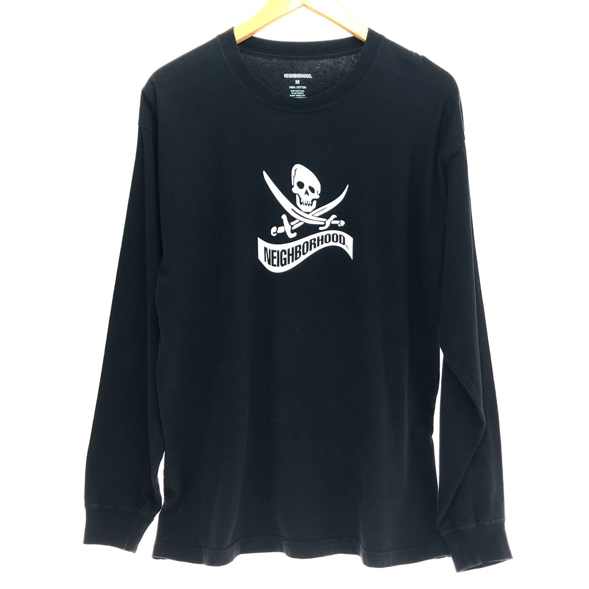 □□ NEIGHBORHOOD ネイバーフッド 長袖Tシャツ Mサイズ ブラック やや傷や汚れあり拍卖