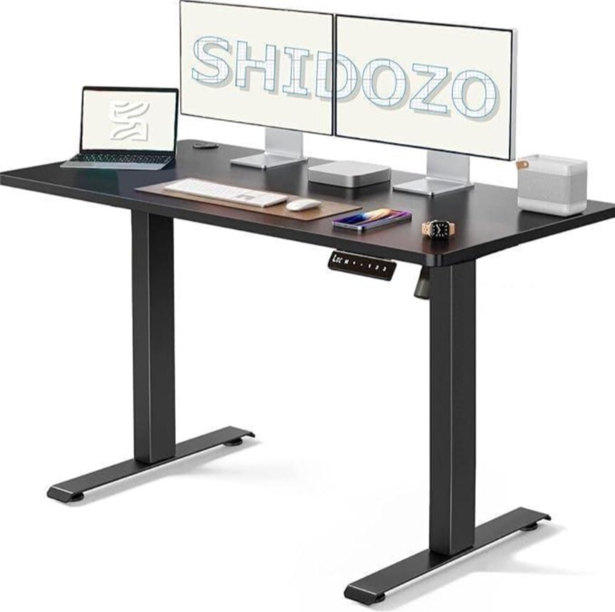電動 昇降デスク 1枚天板 幅115cmX奥行55cm スタンディングデスク拍卖
