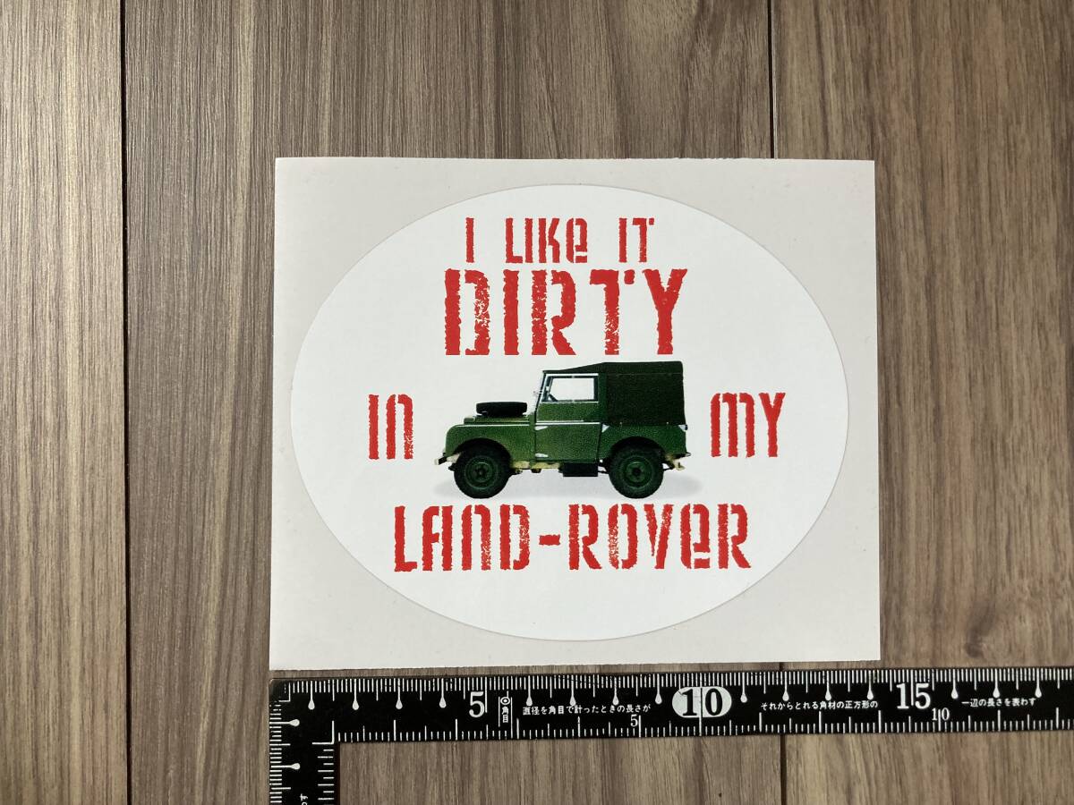 送料無料 Land Rover ランドローバー ステッカー 130mm x 110mm拍卖