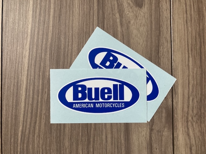 送料無料 Buell American Motorcycles ビューエル モーターサイクル ステッカー 2枚セット 75mm x 35mm拍卖