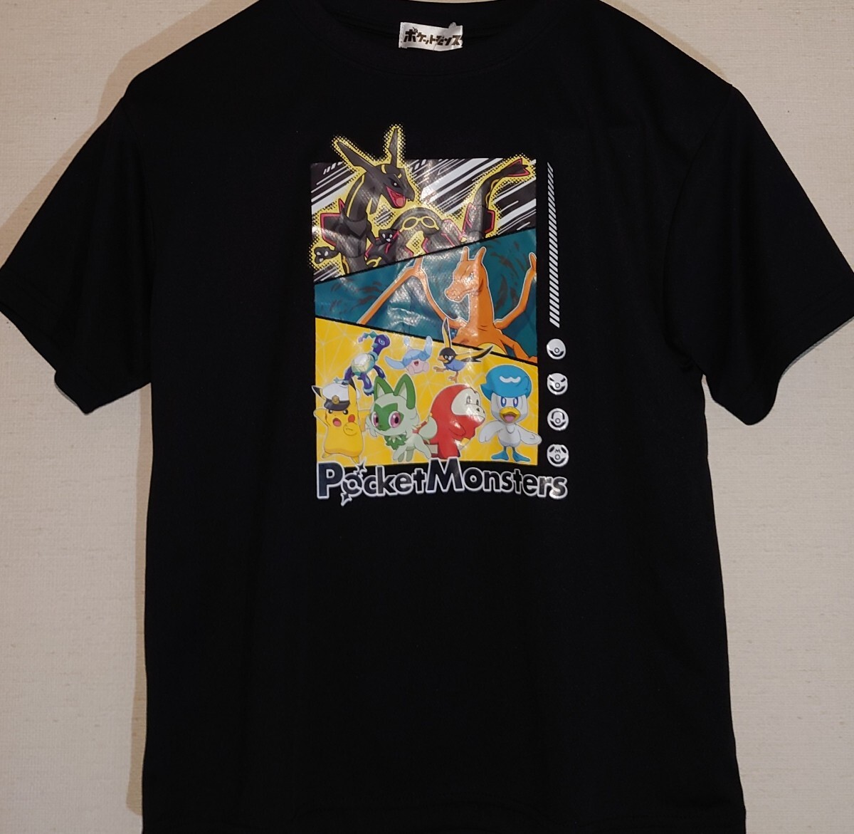 即決 ポケットモンスター キッズ メッシュセットアップ【140】新品タグ付き ポケモン ルームウェア Tシャツ ハーフパンツ拍卖