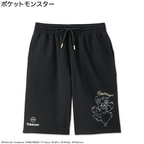 即決 ポケットモンスター パーモット メンズハーフパンツ【M】新品タグ付き ポケモン拍卖