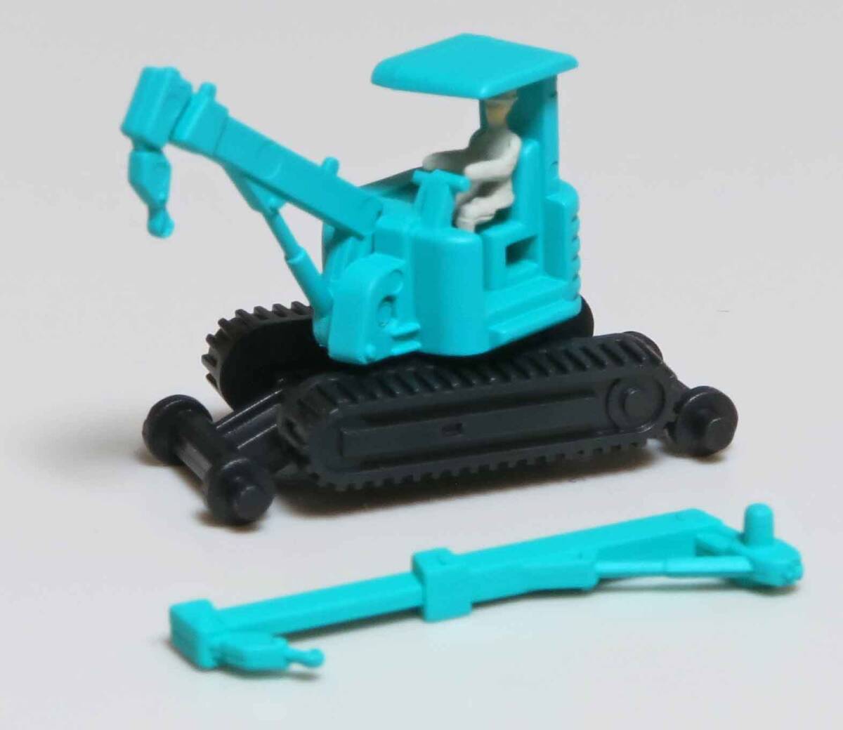 トミーテック トラックコレクション 軌陸 保線車両セットC ばらし品 クローラークレーン + 操縦する人拍卖