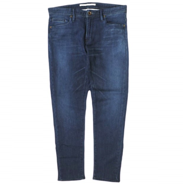 新品 e JEANS イージーンズ 日本製 岡山児島 ジョグデニムパンツ e-L803N 3(26) A.INDIGO ジップフライ スキニー 定価26,400円 g17411拍卖