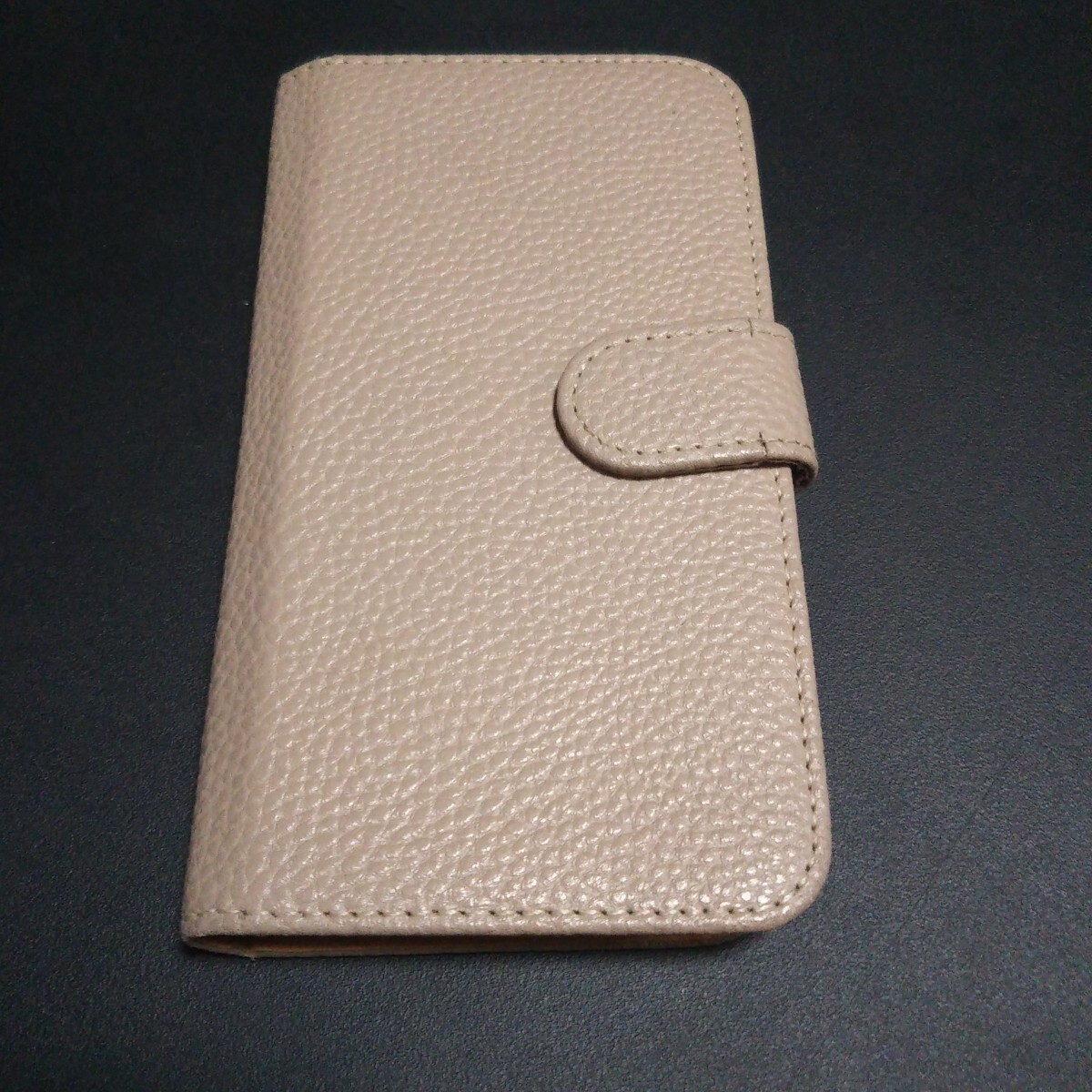 GALAXY スマホケース ギャラクシー SC-02L くすみグレージュ 手帳型 携帯ケース Android拍卖