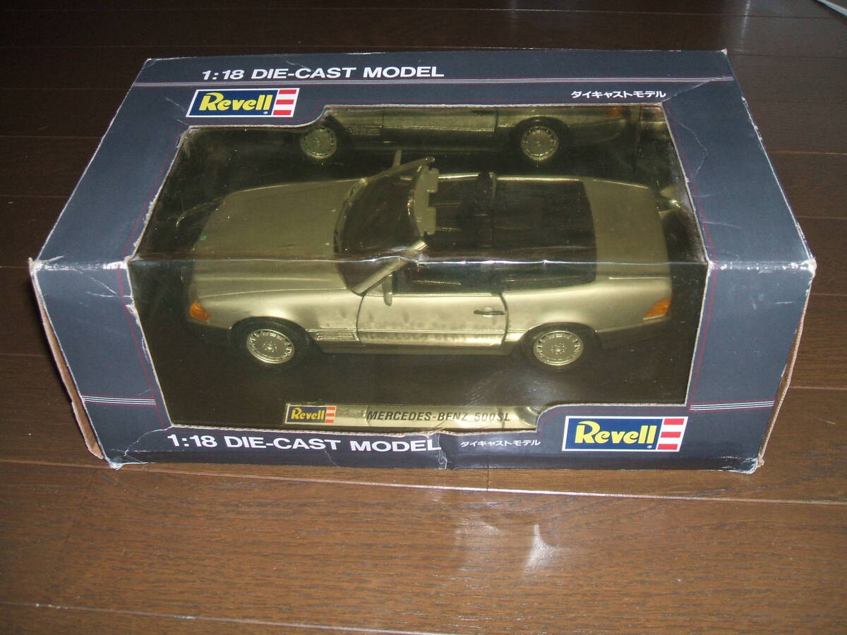 Revell レベル 1/18 メルセデス ベンツ 500SL シルバー Mercedes-Benz SL500 R129拍卖