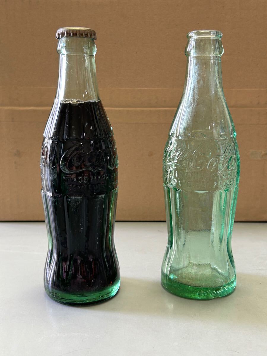 ヴィンテージ40's50's当時物 コカコーラCOCA COLAエンボス パテントナンバー入り オマケ付き拍卖