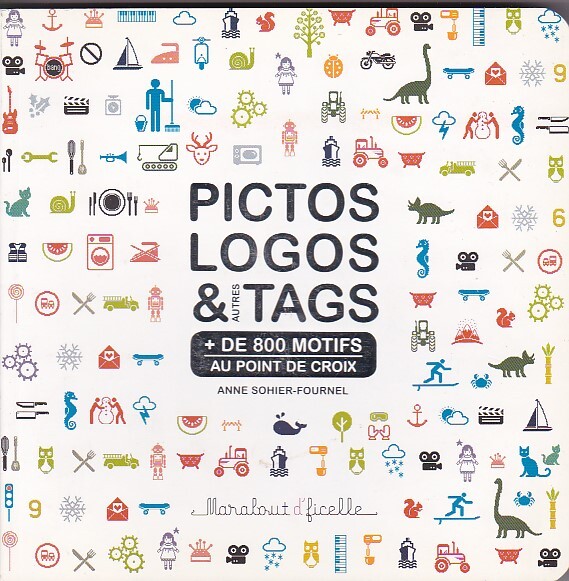 ★洋書★Pictos, Logos et Autres Tags★+ De 800 Motifs au Point de Croix★絵文字のクロスステッチ図案集★拍卖
